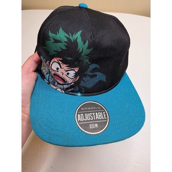 MY HERO ACADEMIA Mens Cap Hat Japan Anime MANGA Izuku Midoriya Cartoon - Picture 4 of 11